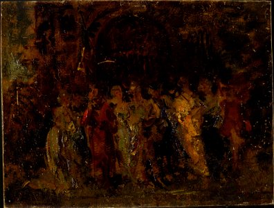 Monticelli - Corteo nunziale, 1880 - 1886, 1862