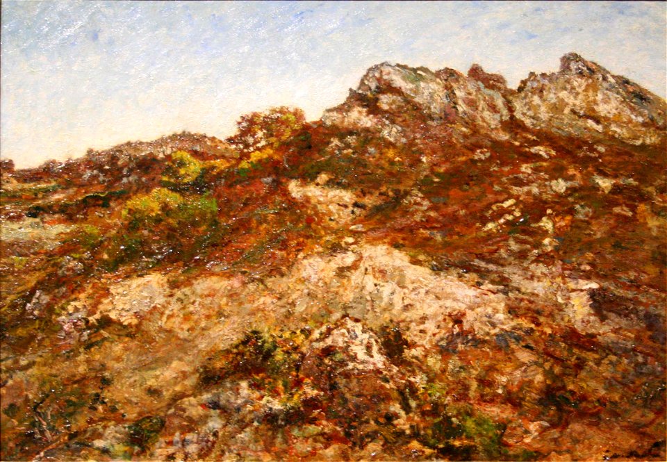 Monticelli - Etude de colline, le Garlaban