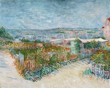 Montmartre achter de Moulin de la Galette - s0018V1962 - Van Gogh Museum