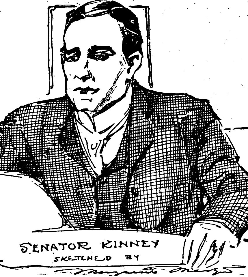 Missouri State Senator Thomas Kinney as sketched by Marguerite Martyn in 1909