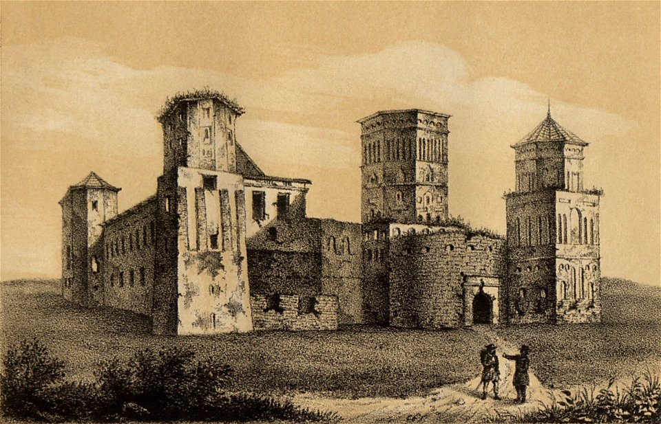 Mirski zamak. Мірскі замак (K. Rusiecki, 1853) (2)