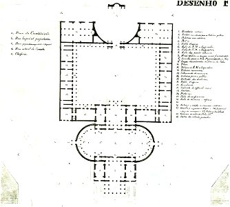 Grandjean de Montigny - Paço do Senado, Rio de Janeiro (planta baixa)