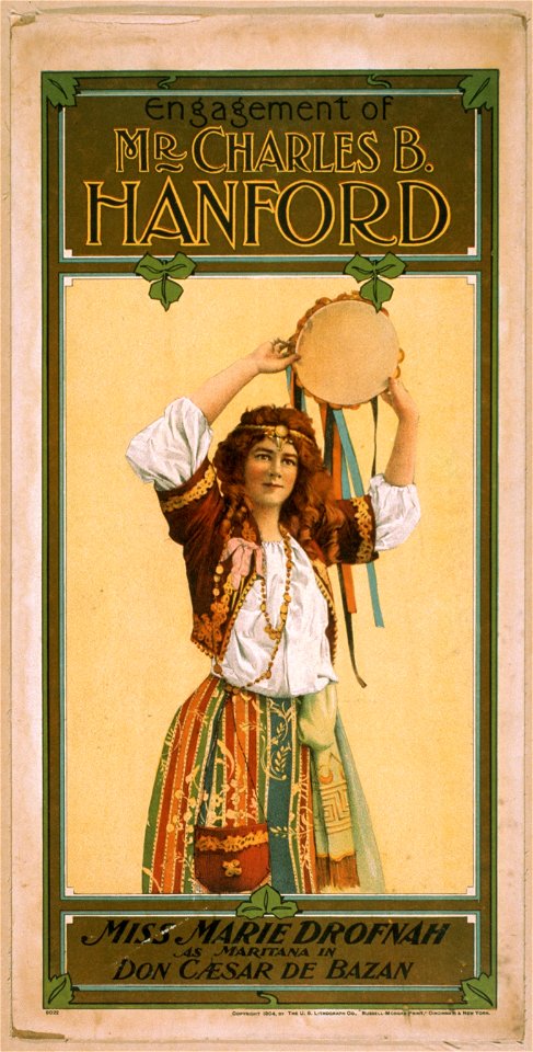 Miss Marie Drofnah as Mariatana in Don Caesar de Bazan LCCN2014635394