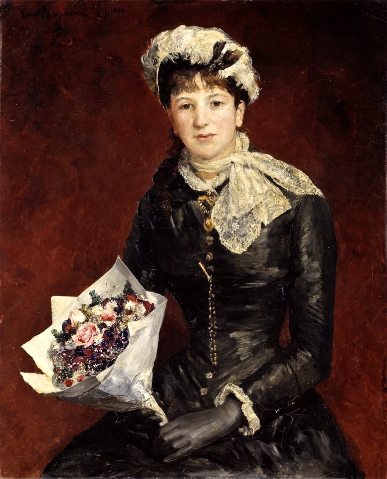 Miss Anna Bagge, née Heyman (Ernst Josephson) - Nationalmuseum - 23323