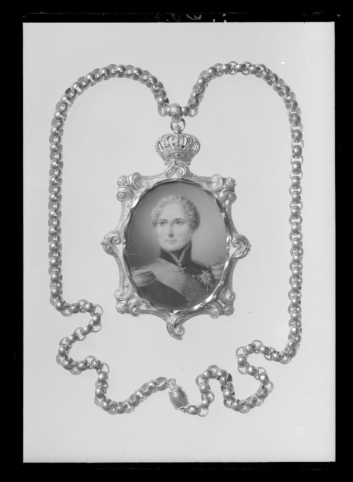 Miniatyrporträtt Karl XIV Johan - Livrustkammaren - 52625