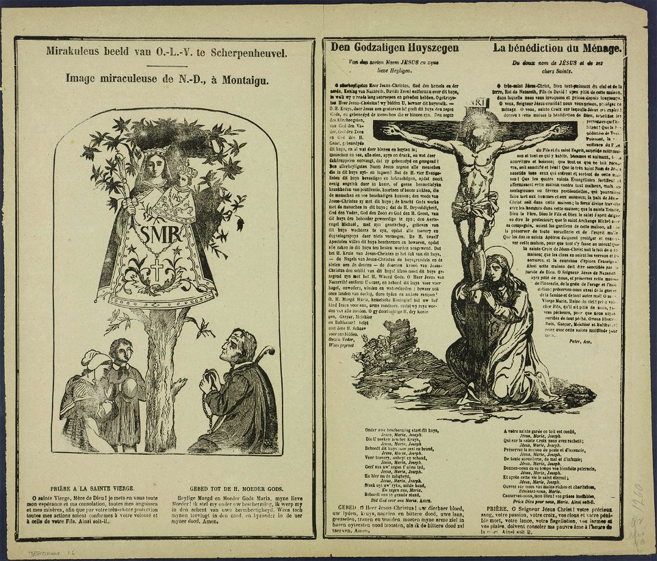 Mirakuleus beeld van O.-L.-V. te Scherpenheuvel-Catchpenny print-Borms 0002