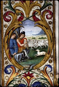 Missel de Thomas James - BM Lyon Ms5123 f29v (Bergers)