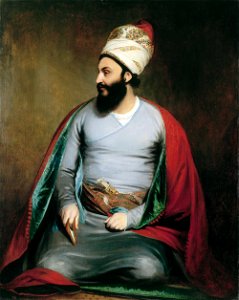 Mirza Abu'l Hassan Khan by William Henry Beechey. Free illustration for personal and commercial use.