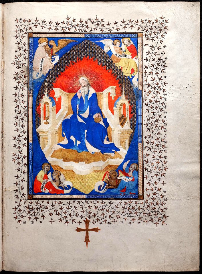 Missel Heidelberg Cod Sal Xa f108r (Majestas Domini)