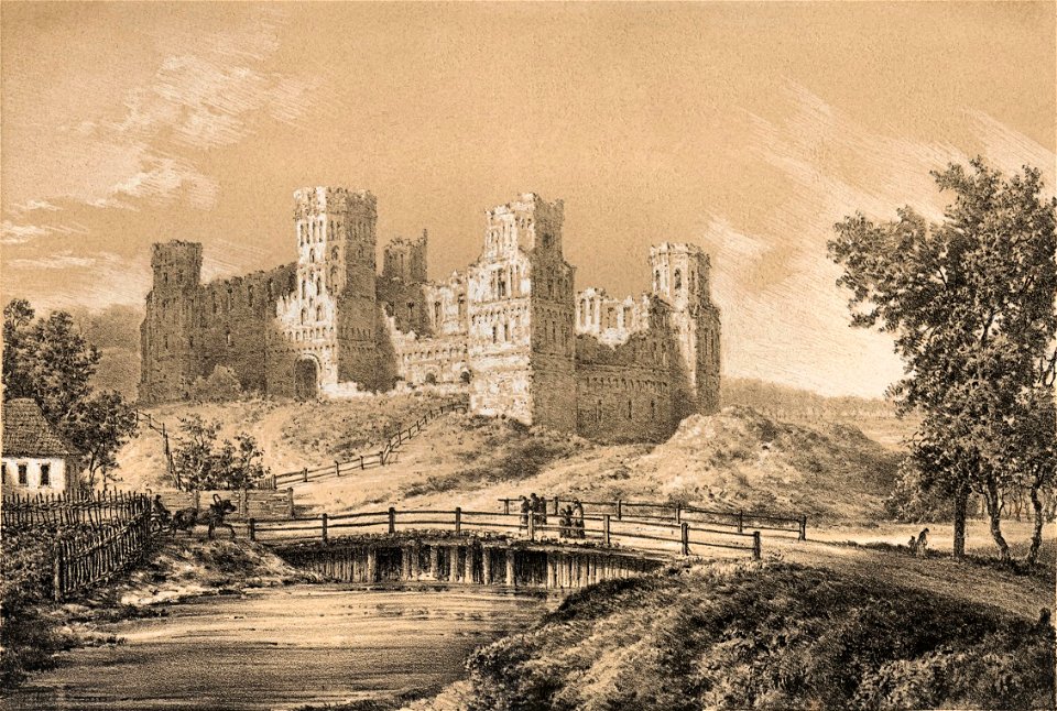 Mirski zamak. Мірскі замак (N. Orda, 1877)