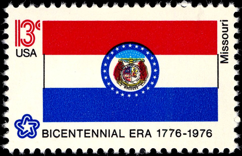 Missouri Bicentennial 13c 1976 issue
