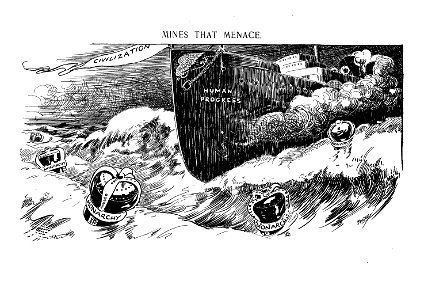 Mines that menace. - Luther D. Bradley