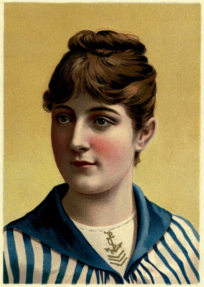 Miss Mertens, the Vienna Beauty - Costumes of All Nations. W. Duke, Sons & Co
