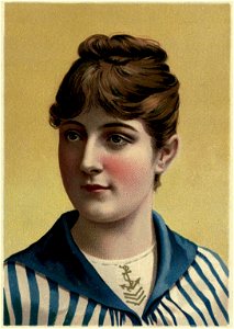 Miss Mertens, the Vienna Beauty - Costumes of All Nations. W. Duke, Sons & Co