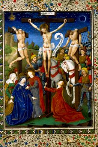 Missel de Jean Rolin - BM Lyon ms517 f183v (crucifixion)