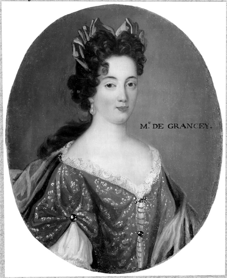 Mme de Grancey (död 1711), hovdam hos drottningen av Spanien - Nationalmuseum - 176961