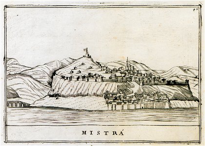 Mistrá - Coronelli Vincenzo Maria - 1708