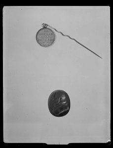Minnespenningminiatyr av silver - Livrustkammaren - 62233