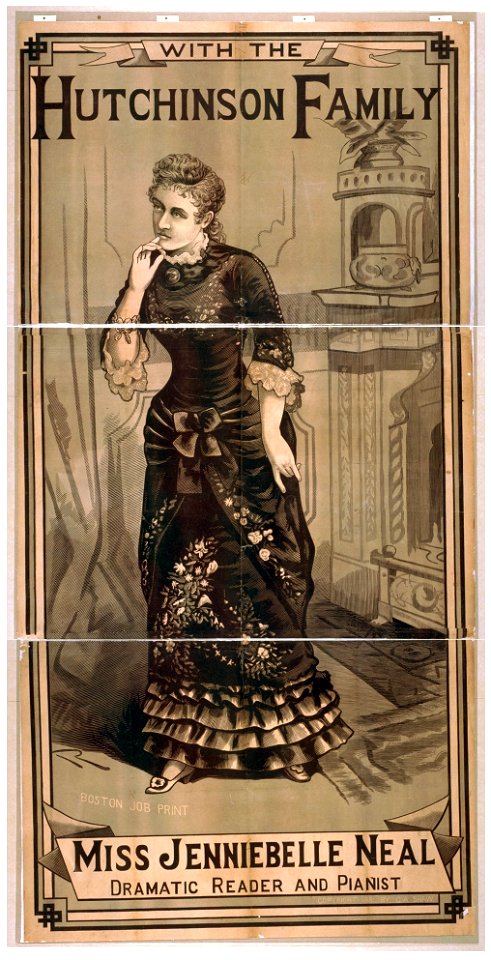Miss Jenniebelle Neal, dramatic reader and pianist with the Hutchinson Family LCCN2014637432