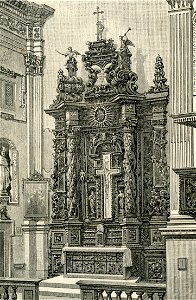 Mirandola altare maggiore nella chiesa del Gesù