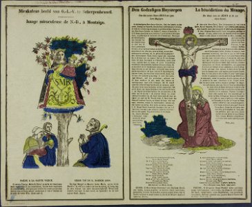 Mirakuleus beeld van O.-L.-V. te Scherpenheuvel-Catchpenny print-Borms 0662