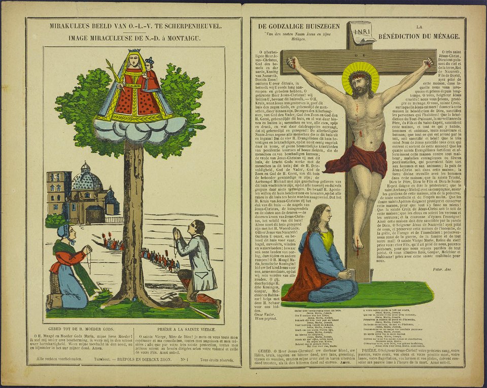 Mirakuleus beeld van O.-L.-V. te Scherpenheuvel-Catchpenny print-Borms 0122
