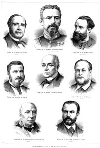 Ministerio del 8 de marzo de 1879, en La Ilustración Española y Americana. Free illustration for personal and commercial use.