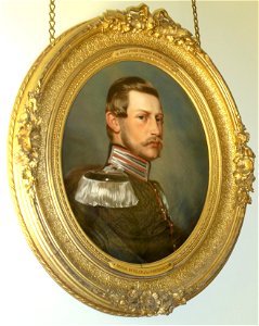Minna Pfüller (1824-1907) - Prince Frederick William of Prussia (1831-88) - RCIN 402475 - Royal Collection. Free illustration for personal and commercial use.