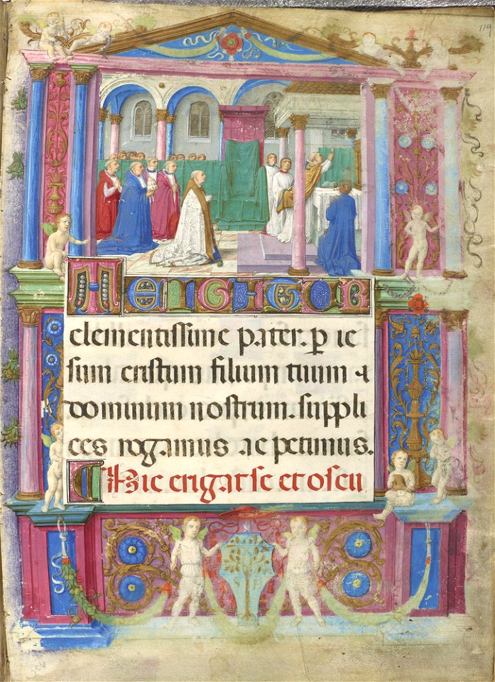 Missal of Domenico della Rovere - Morgan M.306 f119r