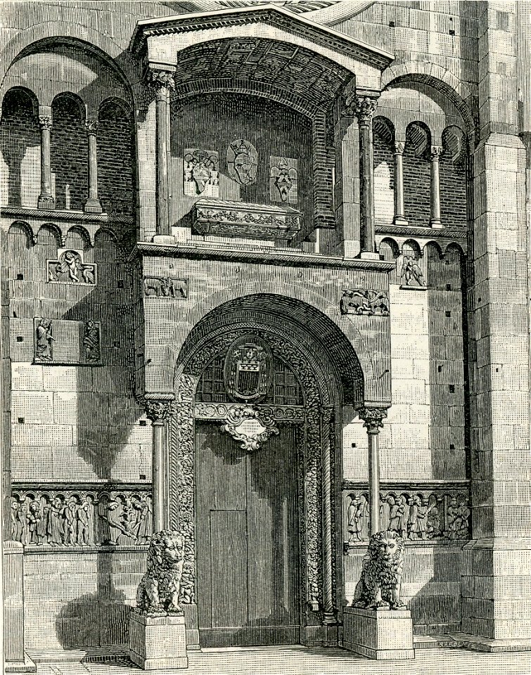 Modena Duomo la Porta maggiore