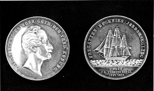 Minnesmedalj EUGENIES världsomsegling 1851-1853, Ö 3292