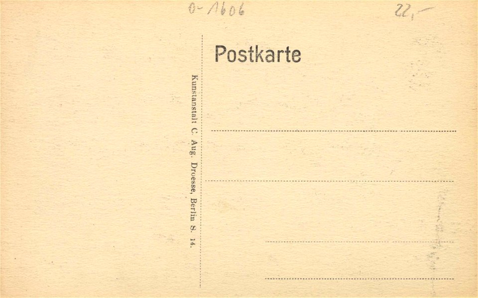 Mittenwalde (Mark), Brandenburg - Paul-Gerhardt-Krankenhaus (back) (Zeno Ansichtskarten)