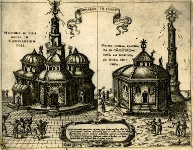Miracolo apparso in Costantinopoli - Camocio Giovanni Francesco - 1574