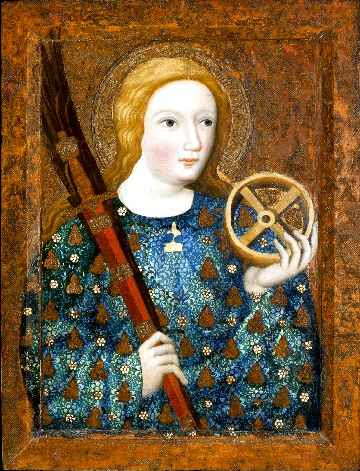 Mistr Theodorik, Sv. Kateřina, Národní galerie v Praze