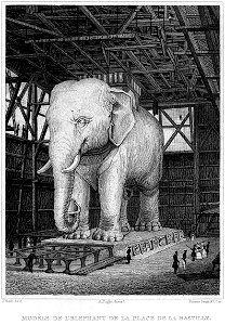 Model of the Elephant for the Place de la Bastille, 1831 B