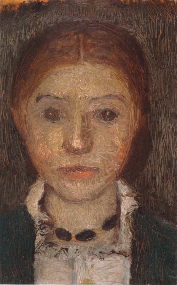Modersohn-Becker - Selbstbildnis mit Kette - ca1903