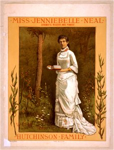 Miss Jenniebelle Neal, dramatic reader and pianist with the Hutchinson Family LCCN2014635841