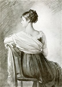 Mme Récamier en 1829 par le peintre François Gérard