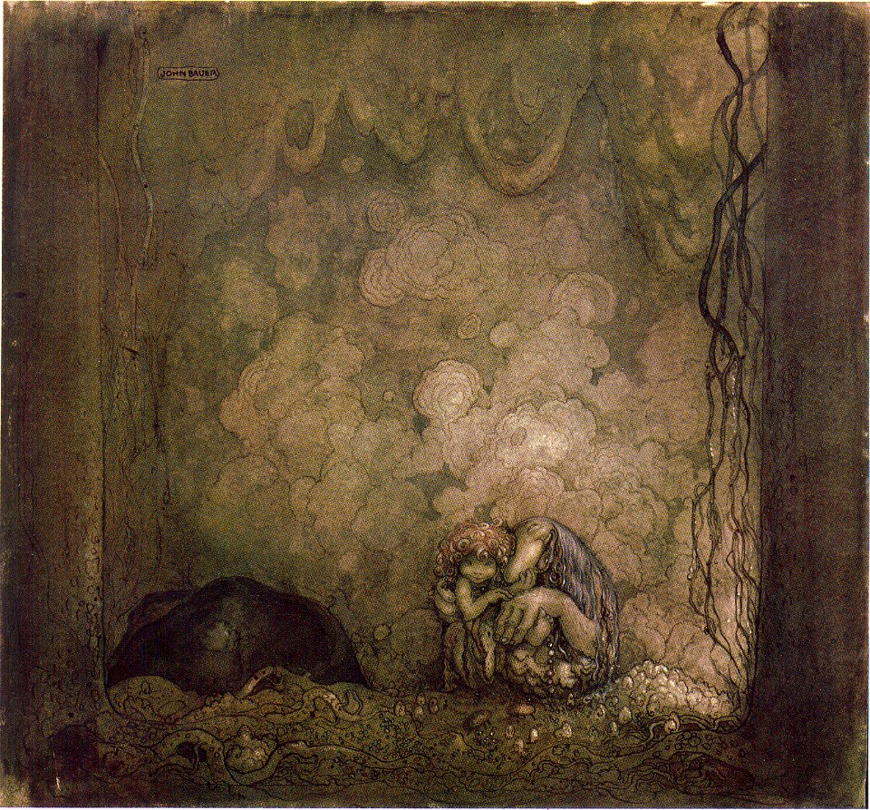 Moderskärlek - John Bauer 1917