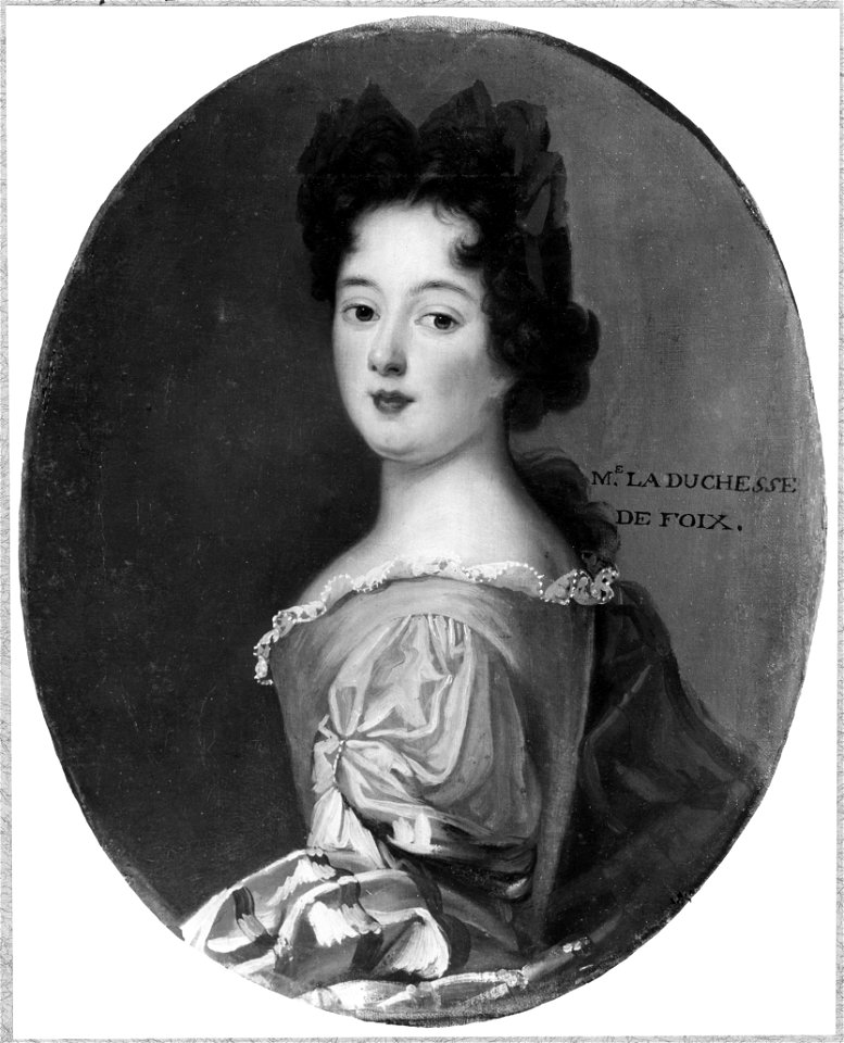 Mme la Duchesse de Foix, hertiginnan Marie Charlotte de Roquelaure (död 1710), g.m - Nationalmuseum - 176959