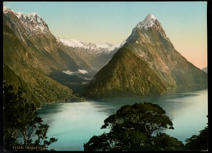 Mitre Peak. Milford Sound II LCCN2017658062
