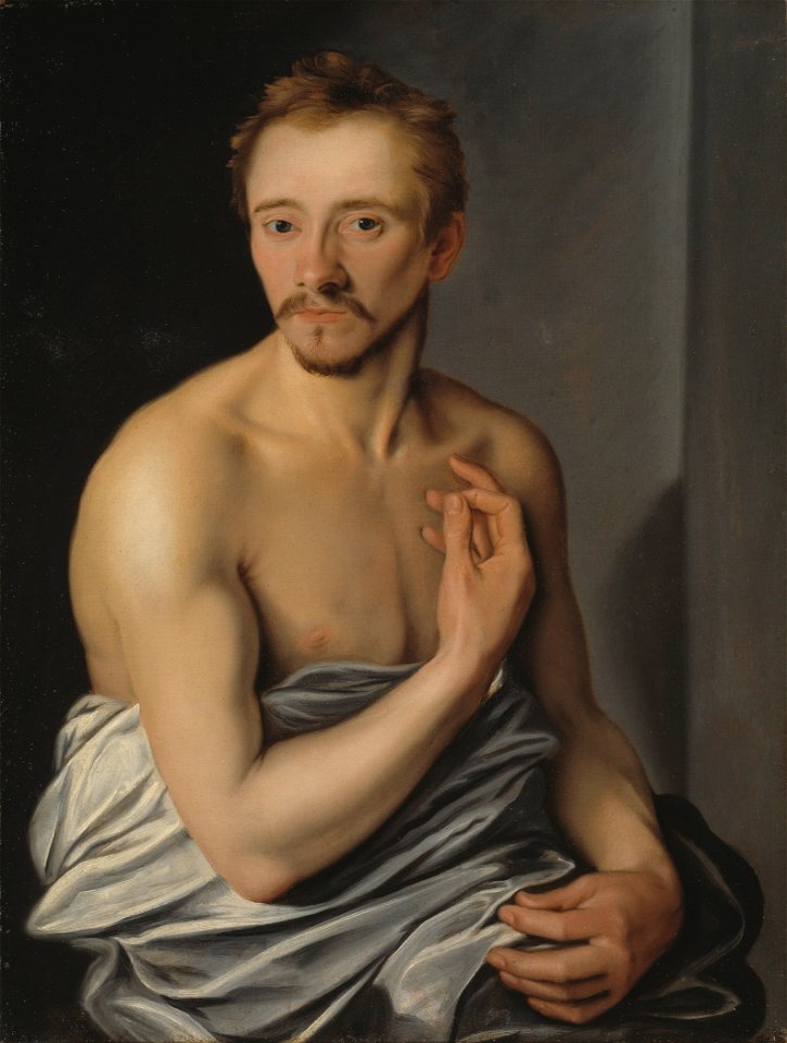 Modellstudie kallad Lasse Lucidor (Cornelis Cornelisz) - Nationalmuseum - 15622