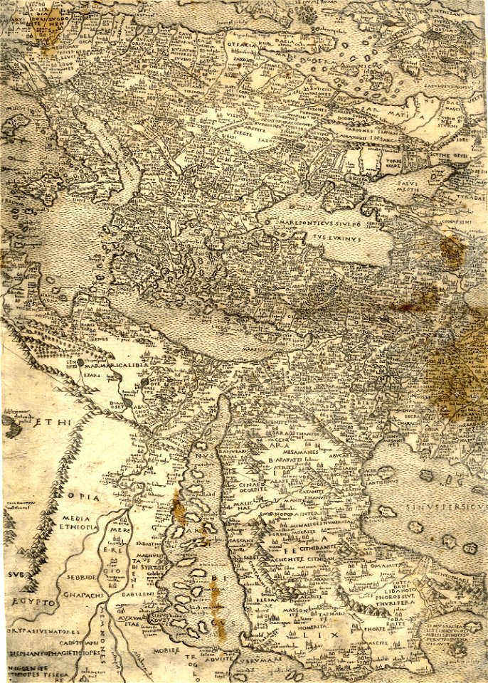 Mittelmeer-Länder von der Ostsee zum Persischen Golf 16Jh ubs G 0599 III