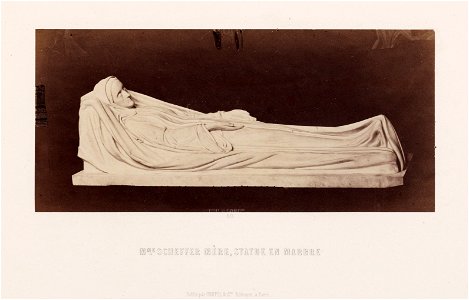 Mme. Scheffer mère, statue en marbre, objectnr FA 1377