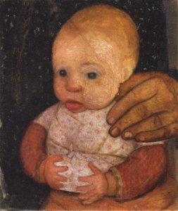 Modersohn-Becker - Säugling mit der Hand der Mutter - ca1903