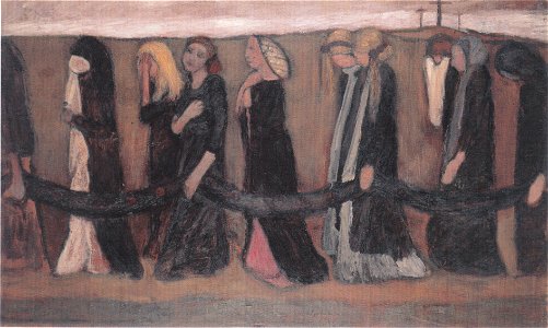 Modersohn-Becker - Zug klagender Frauen - ca1902