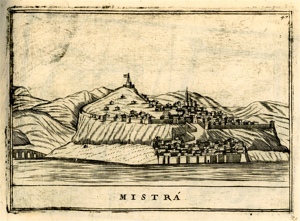 Mistrá - Coronelli Vincenzo - 1688