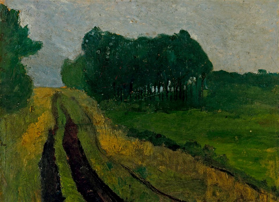 Paula Modersohn-Becker - Abendlandschaft (1904)