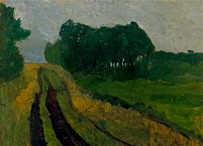Paula Modersohn-Becker - Abendlandschaft (1904)
