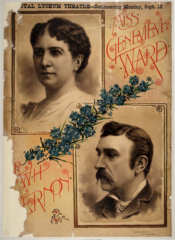 Miss Genevieve Ward - Mr W H Vernon - Weir Collection
